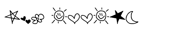 MTF Doodle font preview